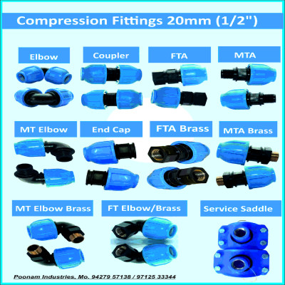 COMPRESSON FITTINGS 20mm