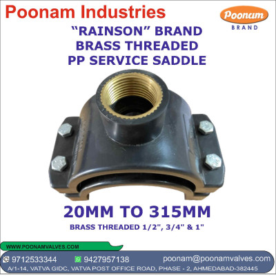 Brass threaded PP Saddle