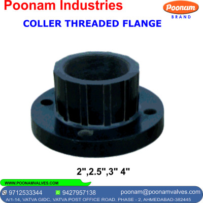 PP COLLER FLANGE SCREW END