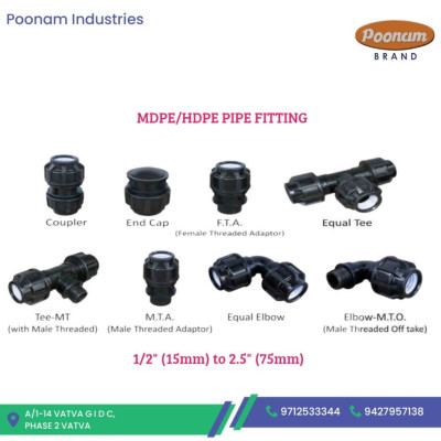 PP COMPRESSION FITTINGS