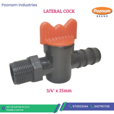 Threaded to Tateral Cock 3/4 x 25mm