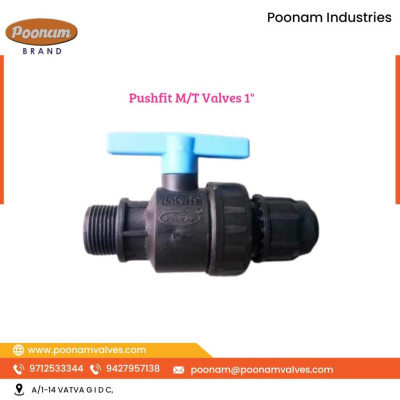 PUSHFIT MT VALVES