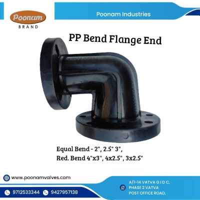 PP FLANGED BEND