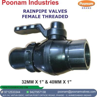 RAINPIPE FEMALE THREADED VALVE