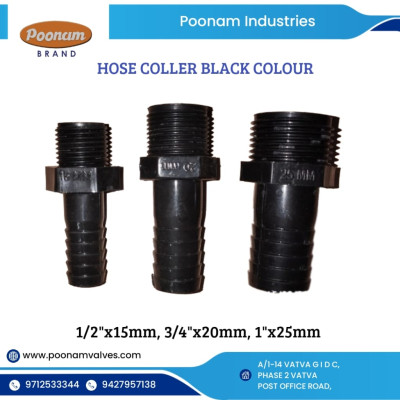 PP HOSE COLLER OUTSIDE THREADED