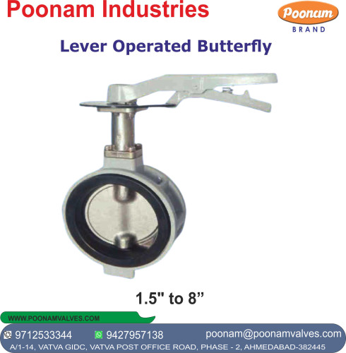Aluminum Leaver Operated Butterfly