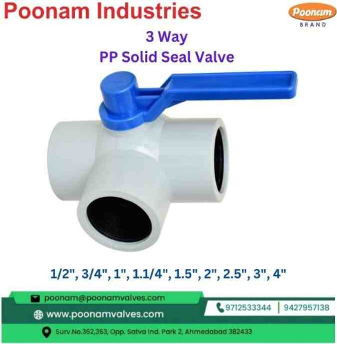 3 Way PP Solid Seal Valve Manufacturer & Supplier